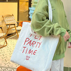 Shopping bag made of high-quality cotton cord