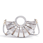 Elegant Fan-Shaped Handbag
