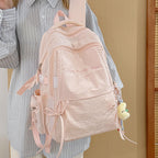 Stylish backpack with practical storage solutions