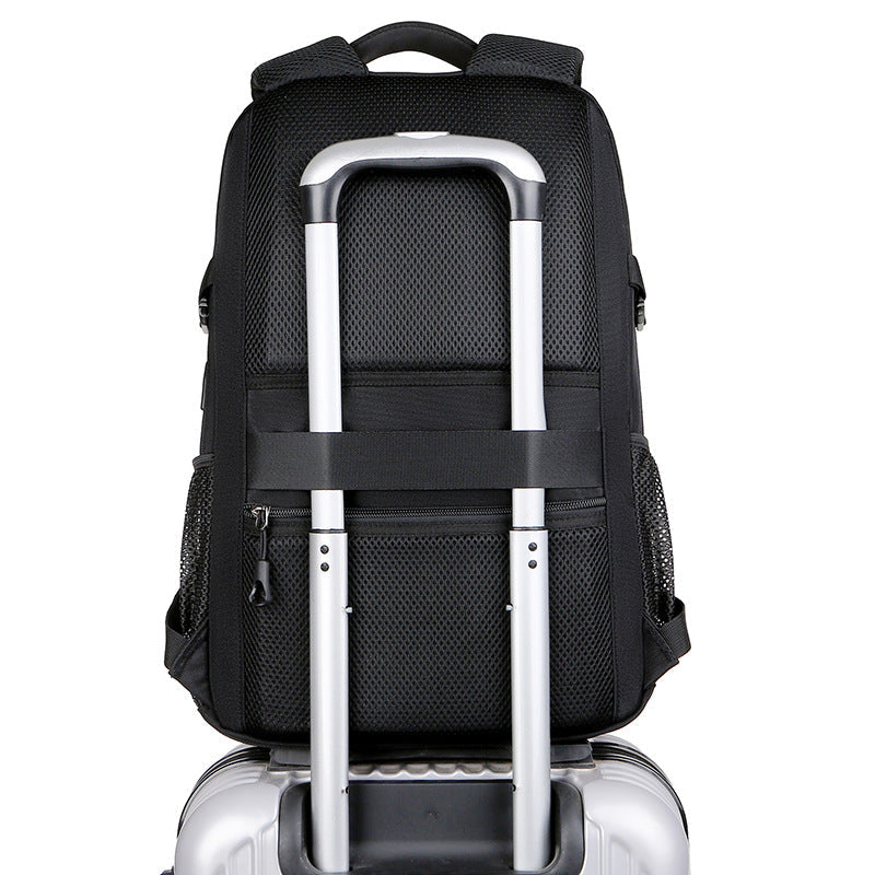 Backpack with Water-Repellent Material and Padded Laptop Compartment