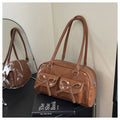 Stylish Multifunctional Handbag with Bow Detail