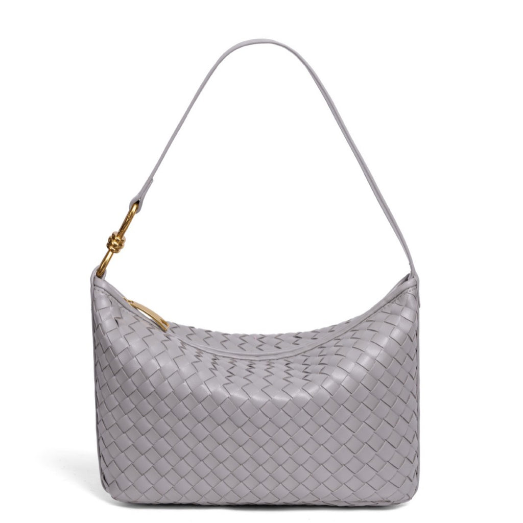 Textured Braided Handbag