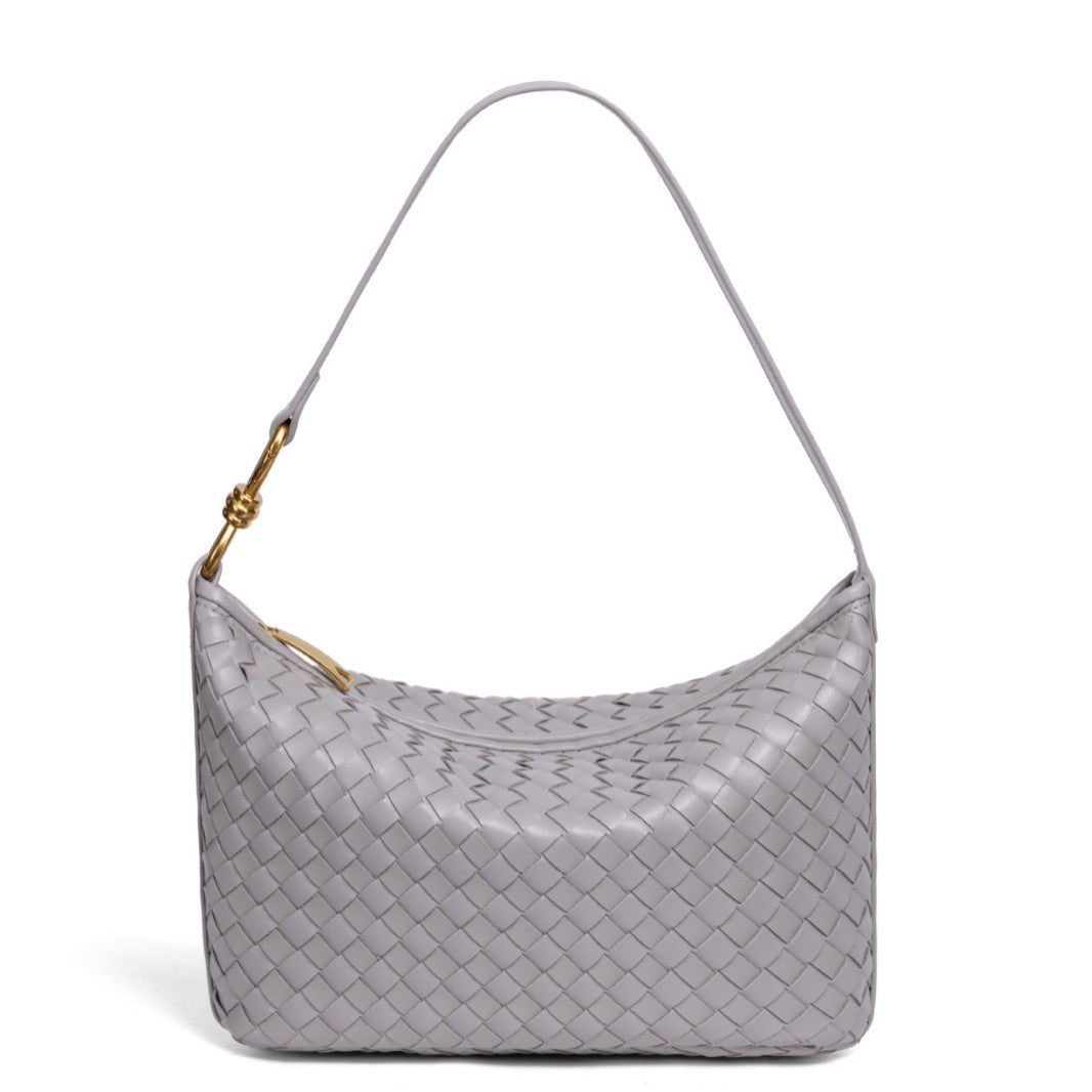 Textured Braided Handbag