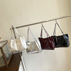 Elegant Glossy Hobo Handbag