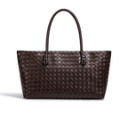 Woven Leather Tote Bag