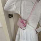 Women's Mini Handbag with Chic Bow Accent