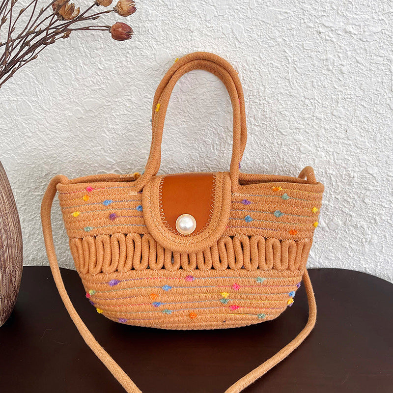 WoCharming Woven Mini Tote Bag