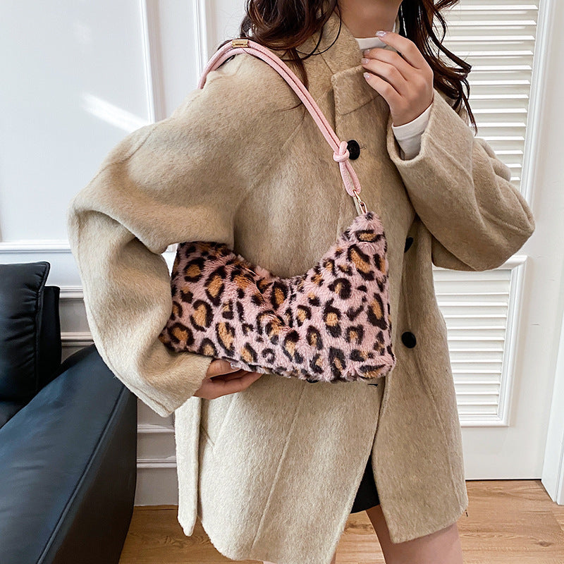 Chic Faux Fur Crossbody Bag