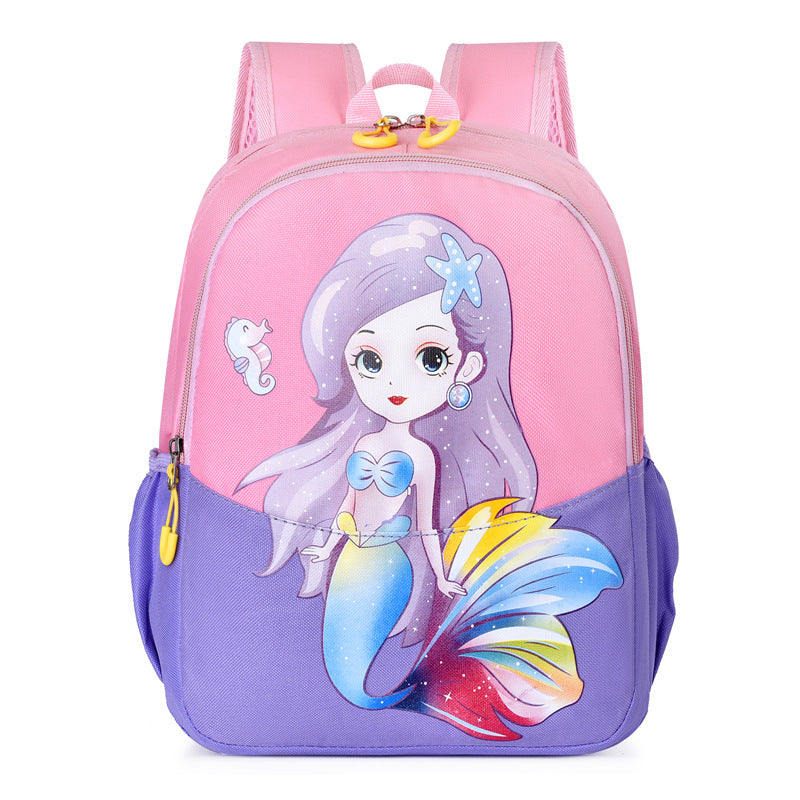 Mermaid-Themed School Backpack