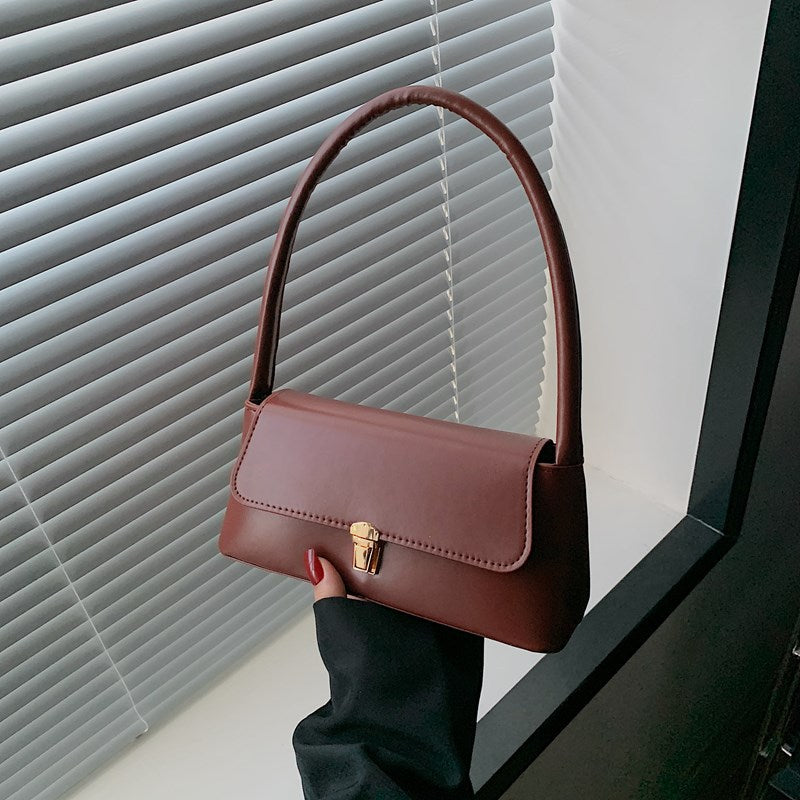 Structured Top Handle Handbag