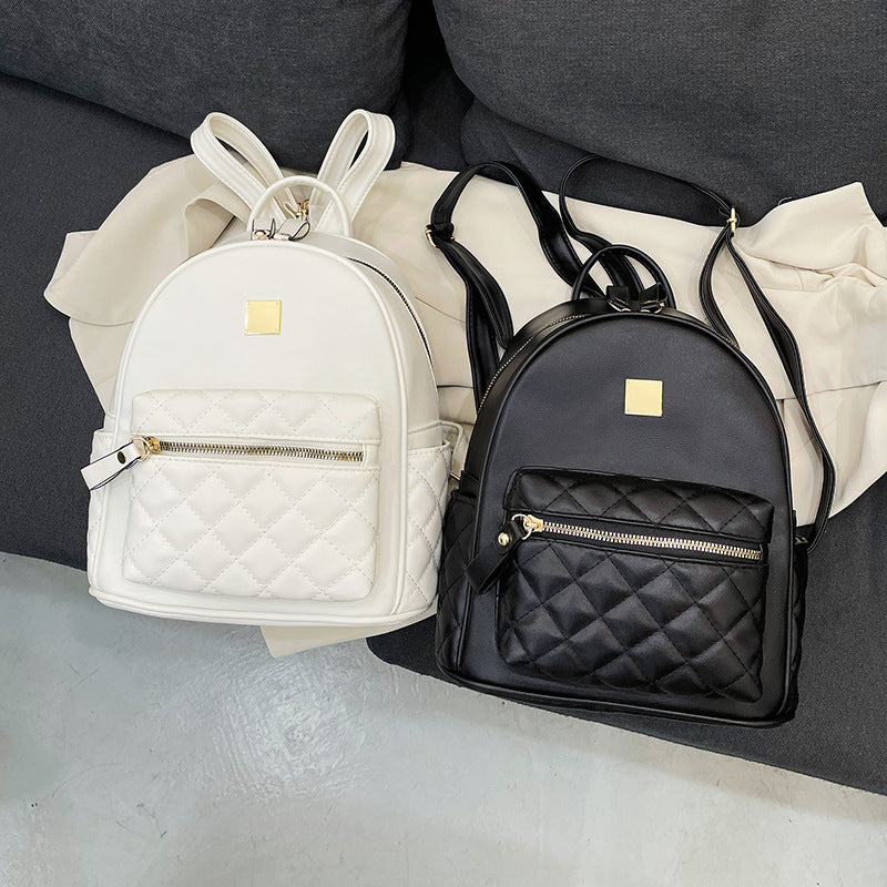Quilted Leather Mini Backpack