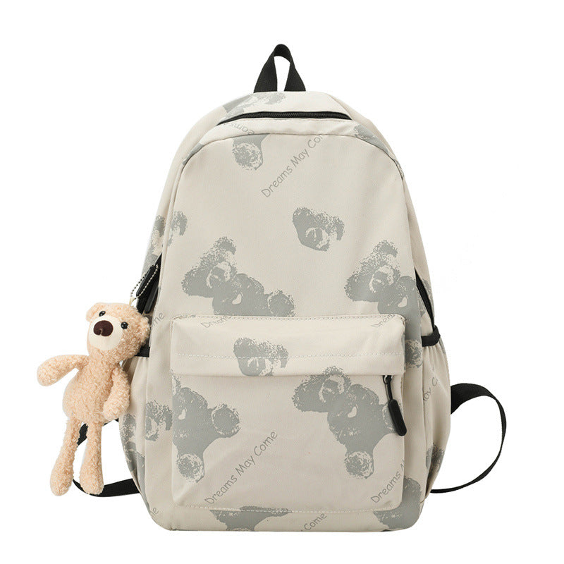 Urban leisure backpack with unique animal motif