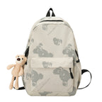 Urban leisure backpack with unique animal motif