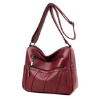 Elegant Zip-Detail Shoulder Bag
