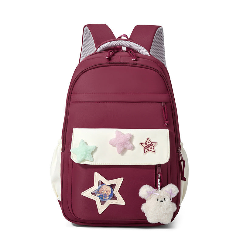 Fashionable backpack with unique applications
