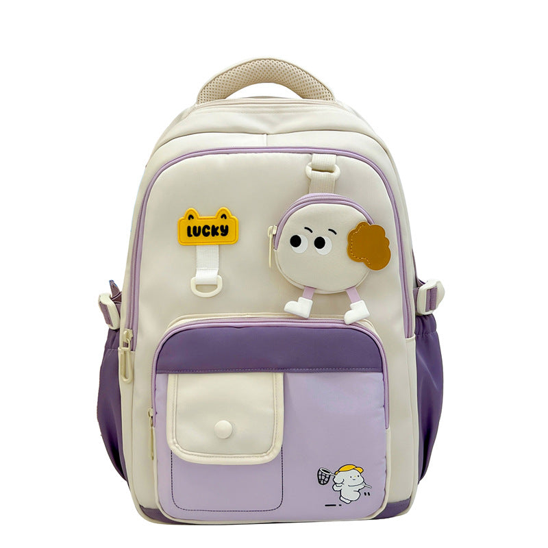Playful Character Design School Backpack