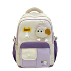 Playful Character Design School Backpack