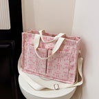 WoPatterned Canvas Tote Bag