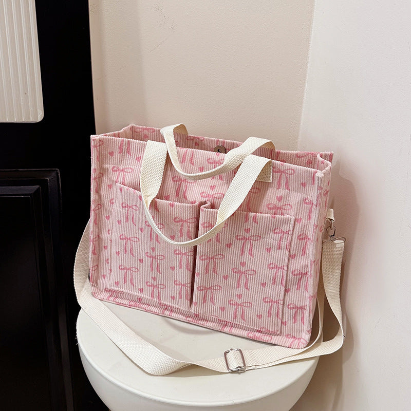 WoPatterned Canvas Tote Bag