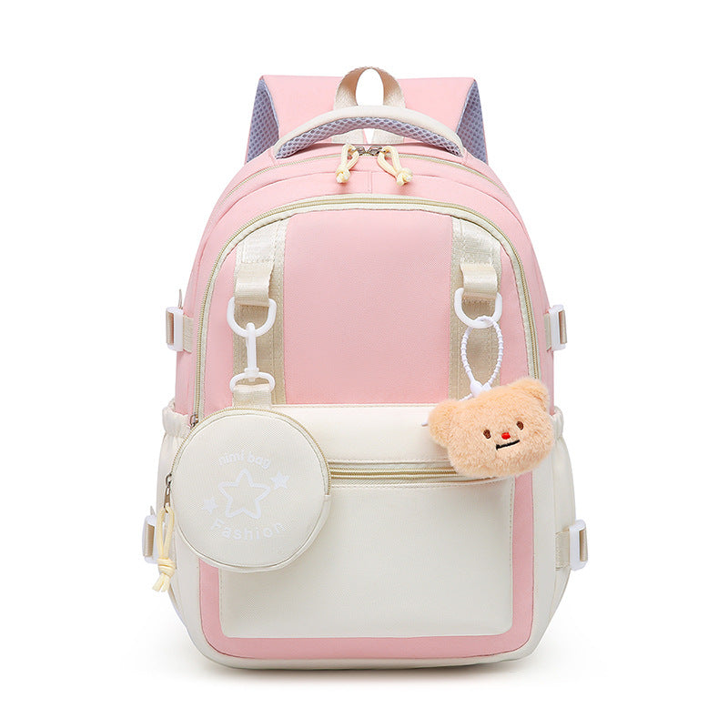 Fashionable backpack with multifunctional compartments