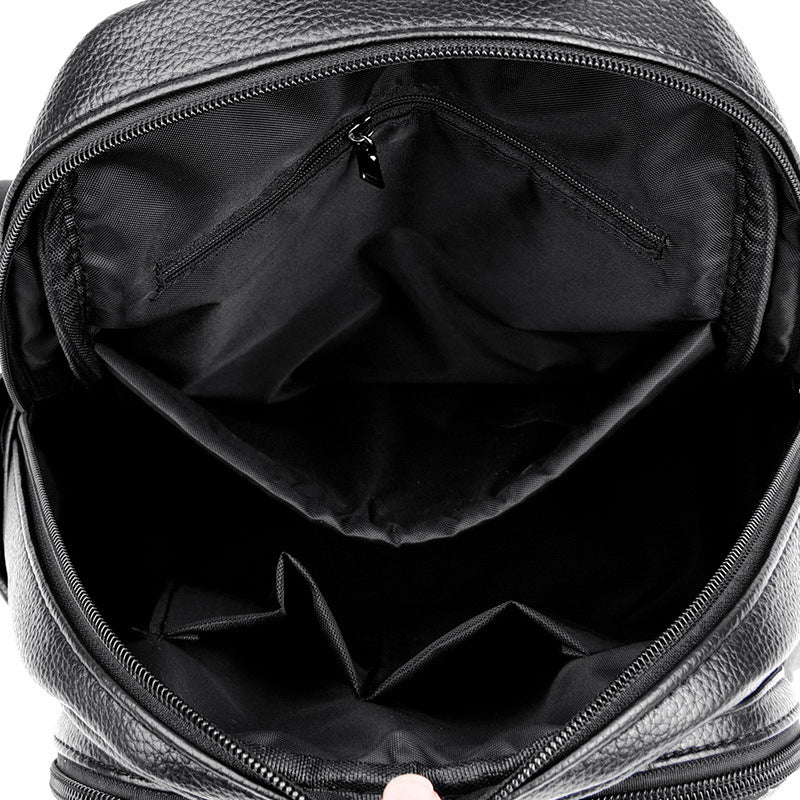 Fashionable Leather Backpack