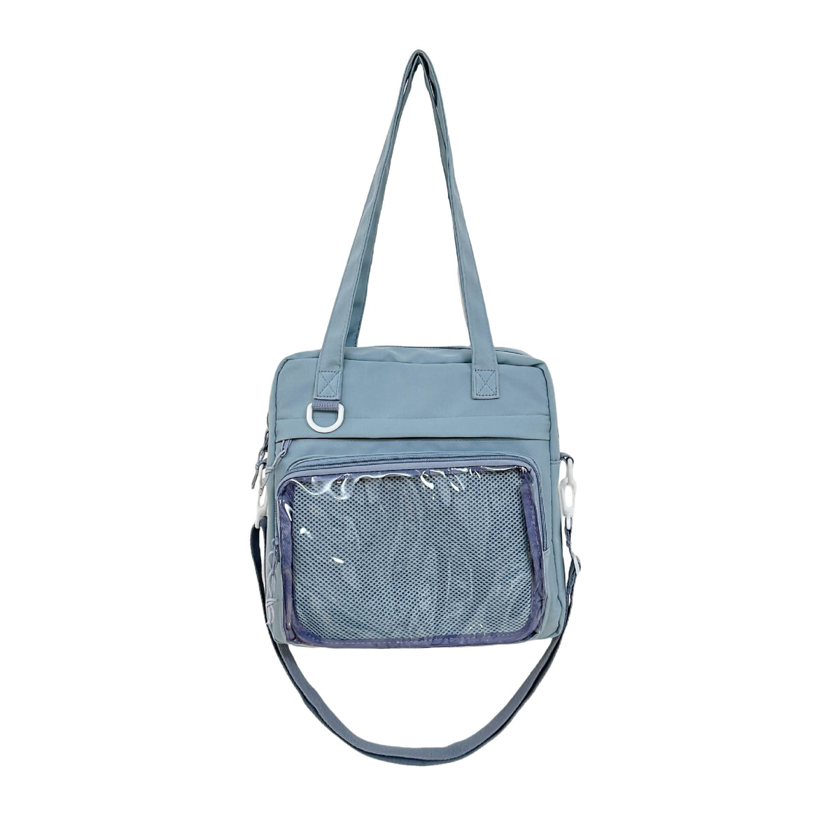 Practical Tote Bag with Transparent Viewing Window