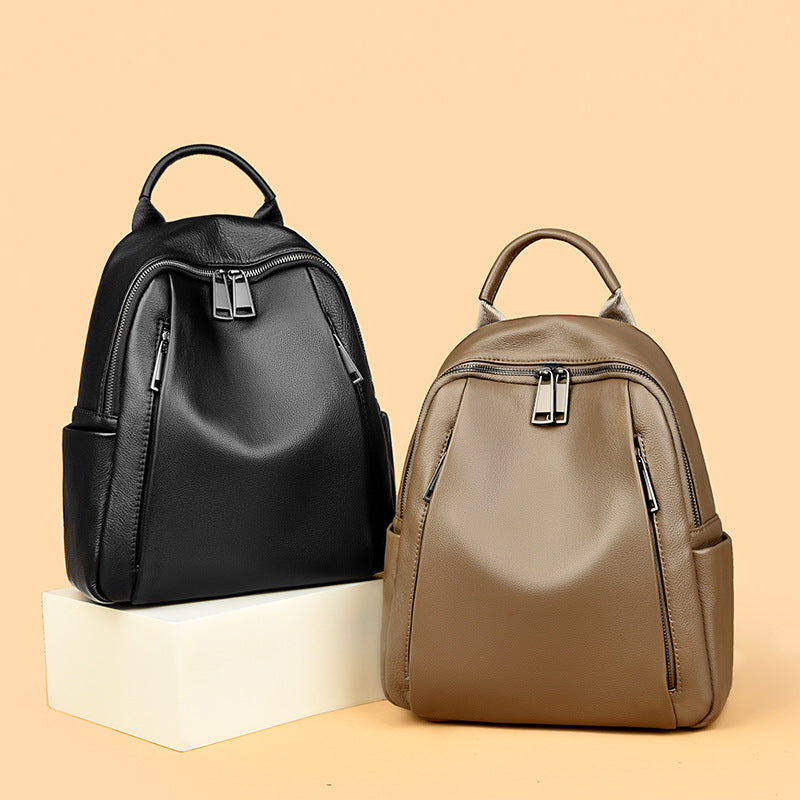 Premium Soft Leather Backpack