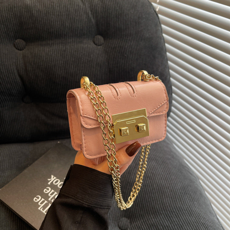 Women's mini handbag with elegant metal accents-https://detail.1688.com/offer/911619681517.html-Calm Wears-Rosa-nothing-Calm Wears