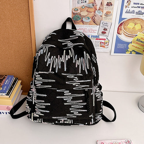 Abstract Patterned Backpack