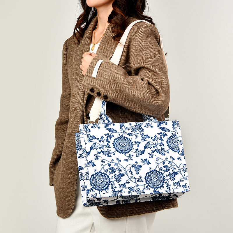 Floral Patterned Shoulder Bag