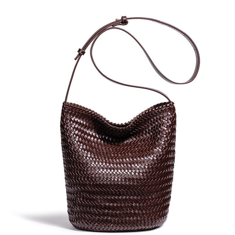 Handcrafted Woven Bucket Bag