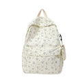 Flower patterned backpack