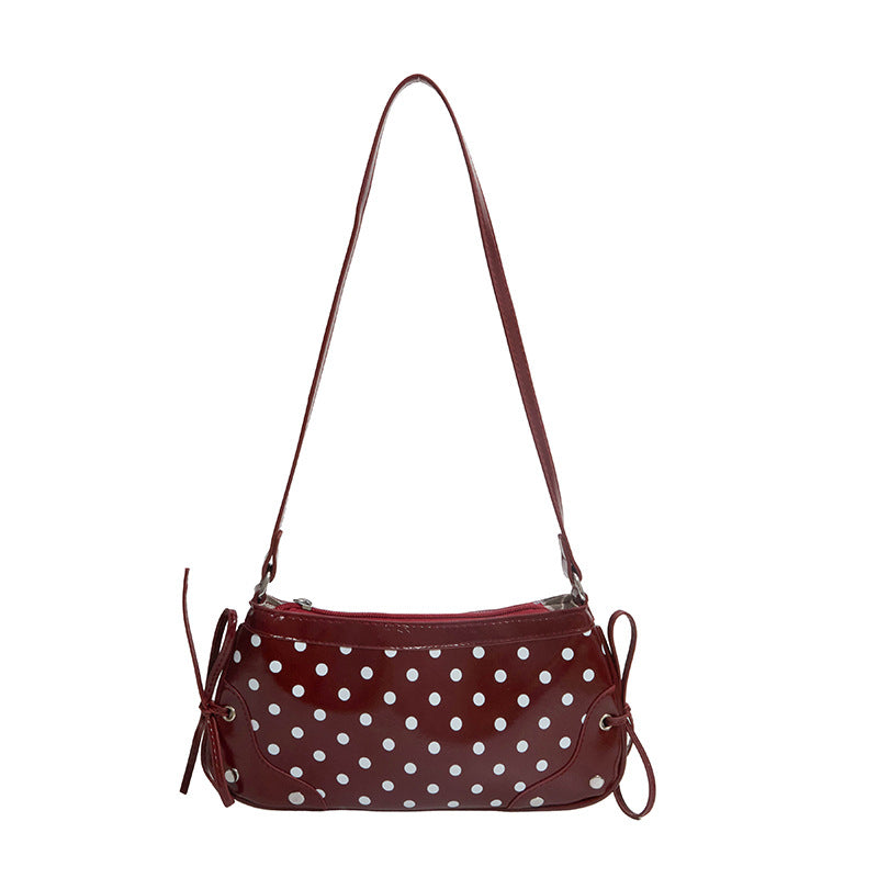 WoPolka Dot Pattern Mini Handbag
