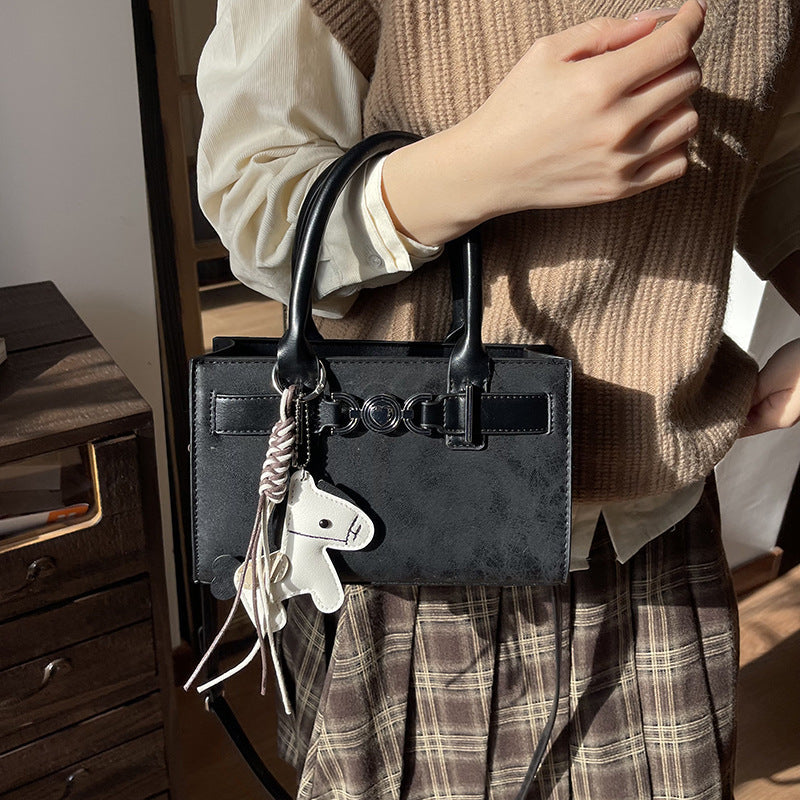 Ladies Mini Handbag with Charming Pendant
