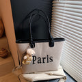 Elegant Paris Themed Tote Bag
