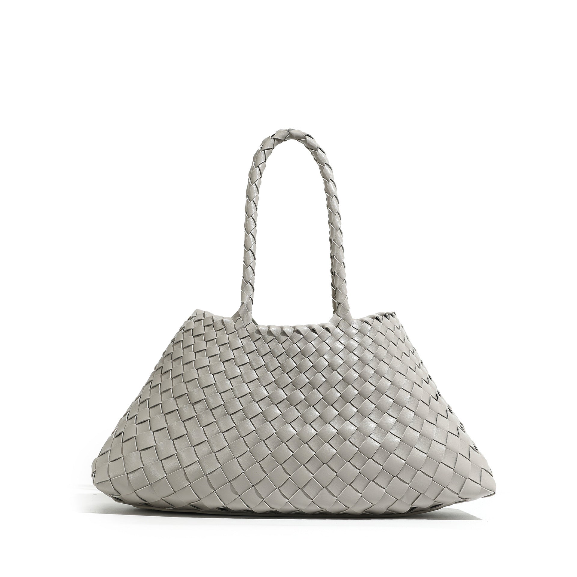 Handcrafted Woven Leather Tote