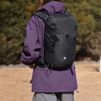 Outdoor backpack with versatile compartment system and comfort carrying system
