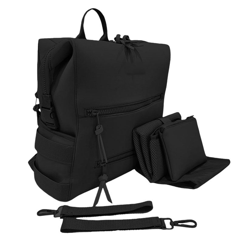 Multifunctional backpack with integrated organization pockets and removable compartment system-https://detail.1688.com/offer/959616943699.html-Calm Wears-Black-16*4*16 inch-Calm Wears