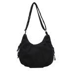 Casual Textured Hobo Bag Calm Wears