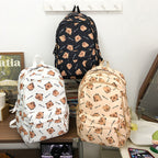 Backpack with Child-Friendly Capybara Design and Practical Compartments