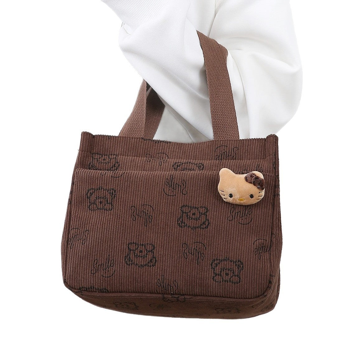 Cute Fun Cartoon Themed Mini Tote Bag