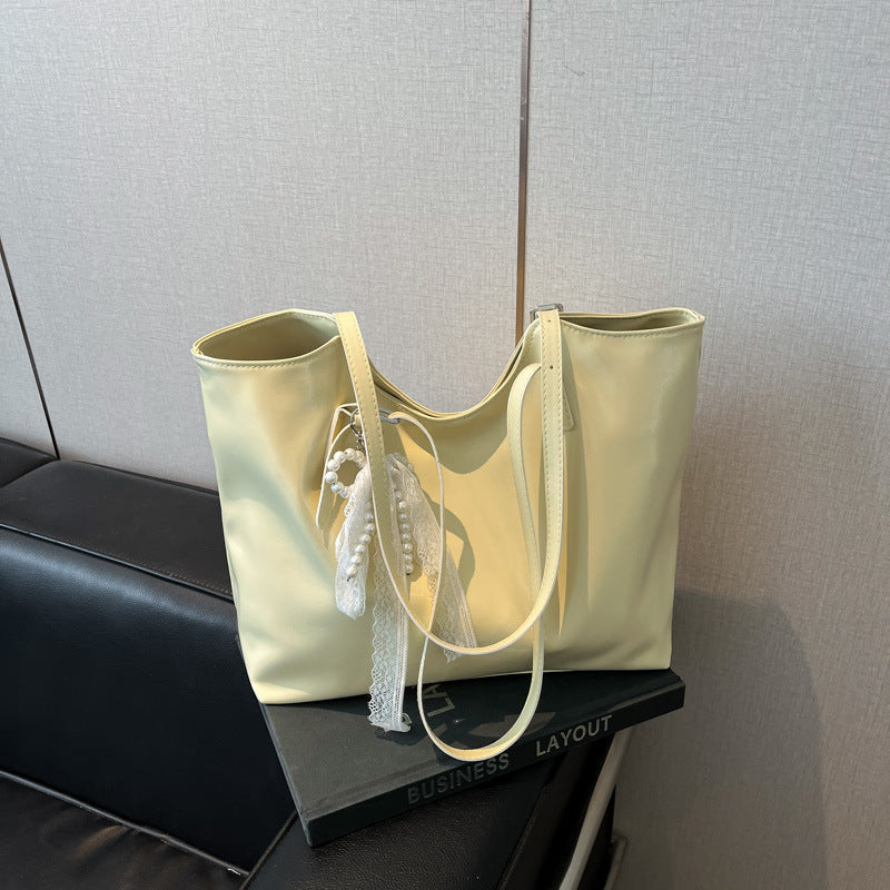 Women's stylish tote bag with practical inner pockets-https://detail.1688.com/offer/914664890411.html-Calm Wears-Yellow-nothing-Calm Wears