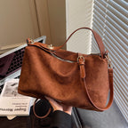 Women's practical shoulder bag made of soft suede-https://detail.1688.com/offer/986528708651.html-Calm Wears-Braun-nothing-Calm Wears