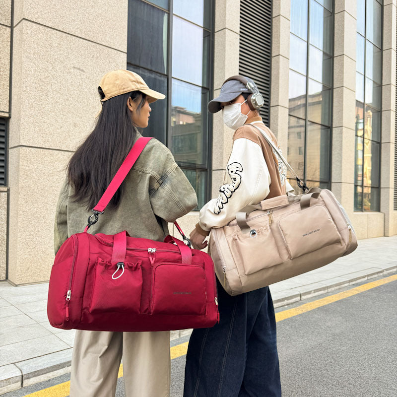 Multi-Compartment Travel Duffle Bag