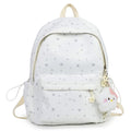 Starry Patterned Plush Backpack