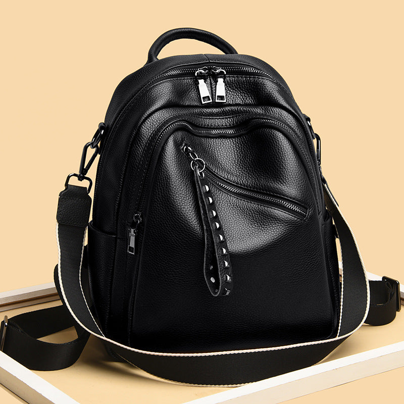 Stylish and Versatile Leather Backpack
