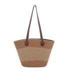 Stylish Straw Beach Tote Bag