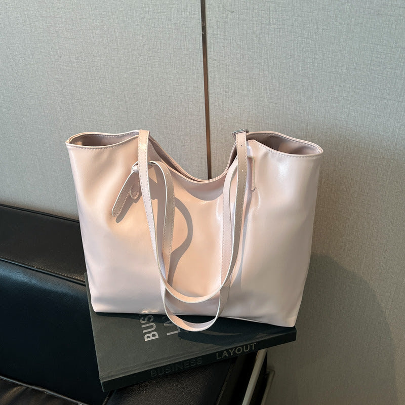 Women's stylish tote bag with practical inner pockets-https://detail.1688.com/offer/914664890411.html-Calm Wears-Rosa-nothing-Calm Wears