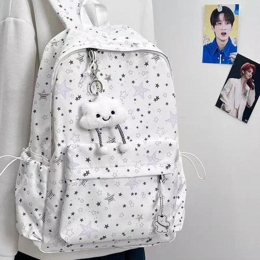 Star-Patterned Backpack