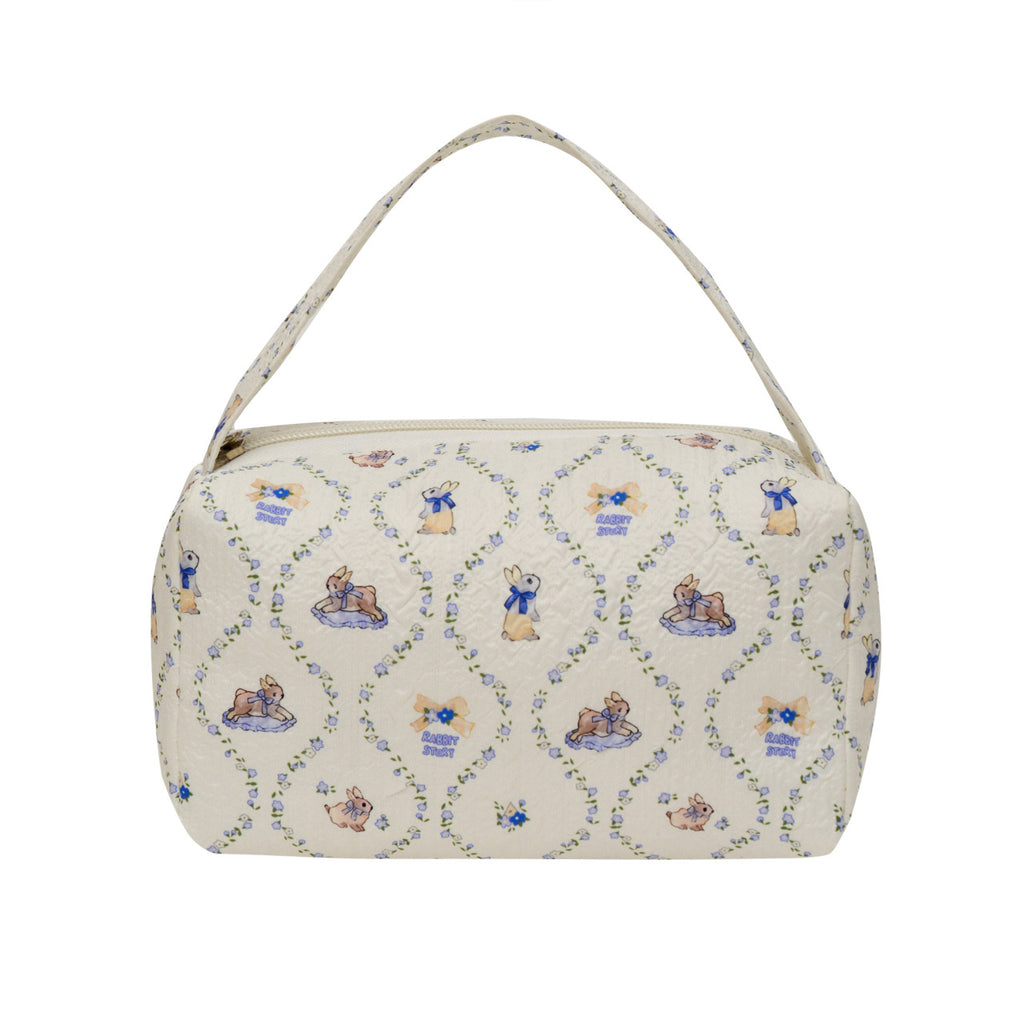 WoCharming Quilted Travel Cosmetic Bag